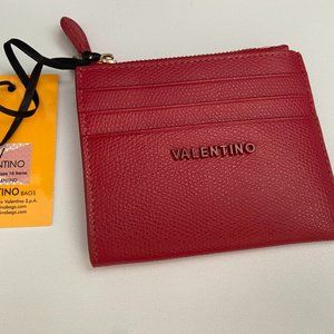 Valentino By Mario Valentino Gia Palmellato Leather Card Case